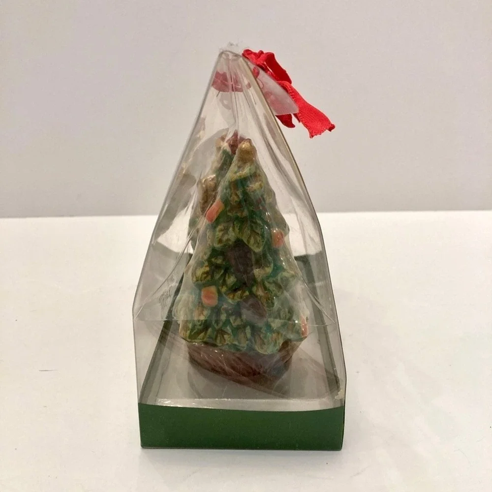 Fitz & Floyd 2003 Holiday Home Santa Tree Christmas Candles Unused‎ Sealed